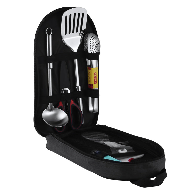 Bolsa de Almacenamiento para Picnic al Aire Libre con Set de Cocina para BBQ